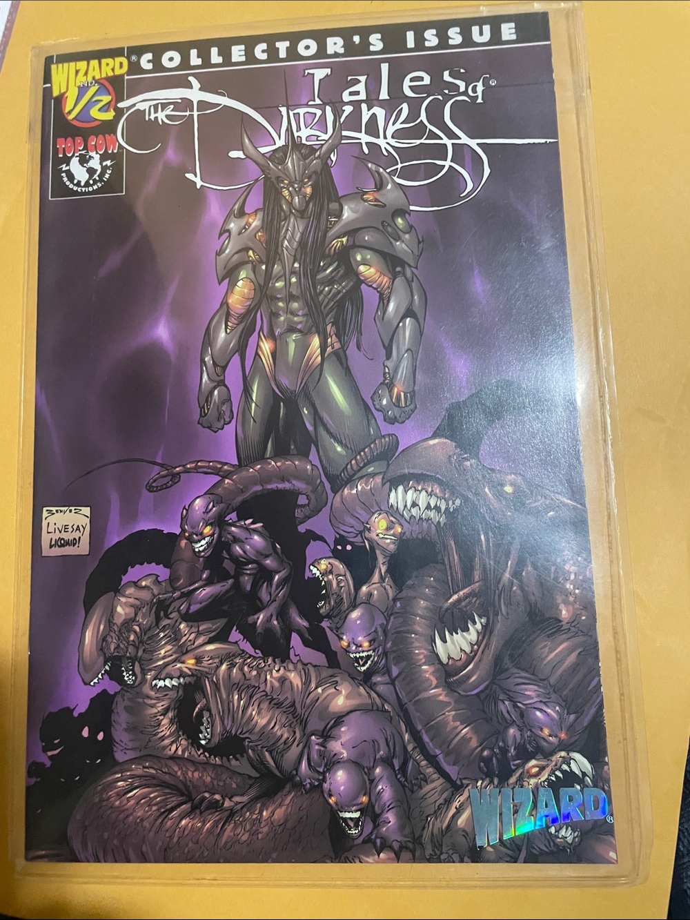Wizard Collector's Issue - Tales of Darkness Comic Book (Purple Cover)